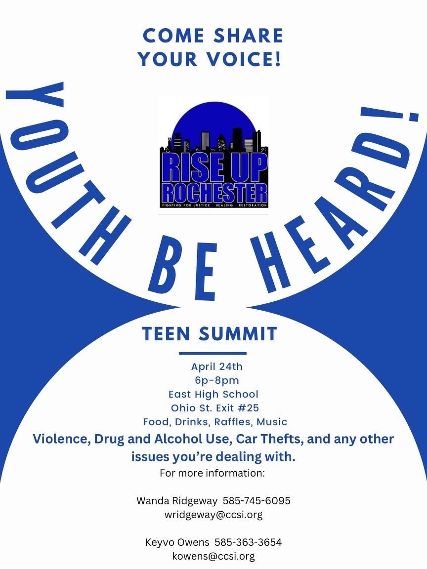 Teen Summit – Rise Up Rochester, Inc.