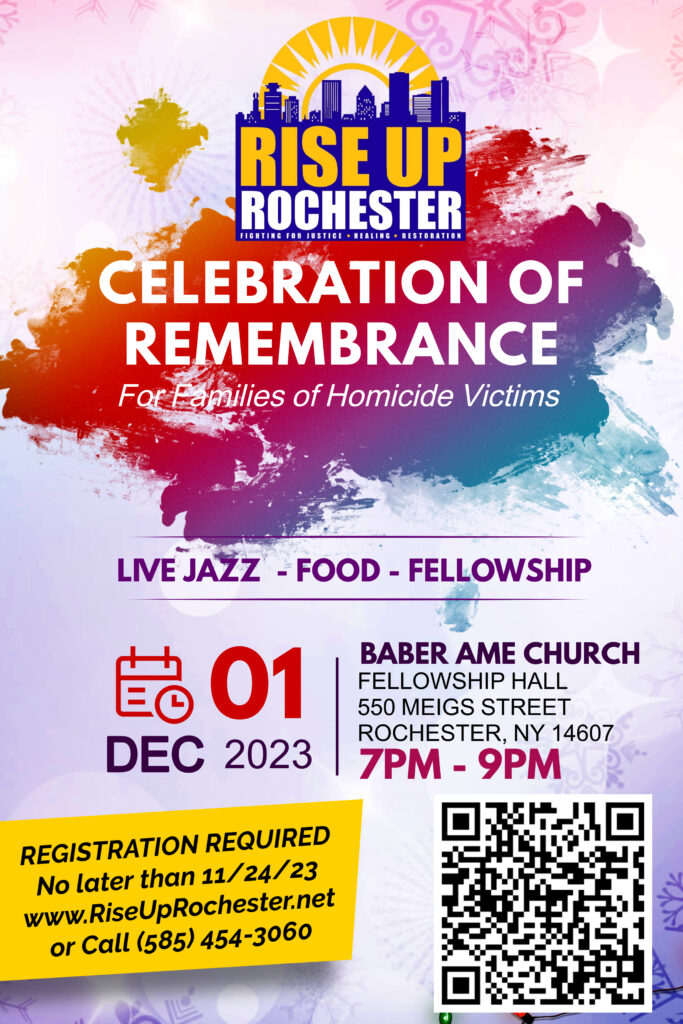 Celebration Of Remembrance – Rise Up Rochester, Inc.